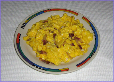 ketogenic diet - bacon omelette