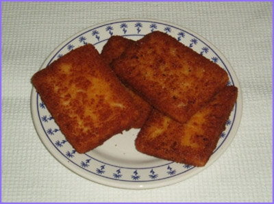 ketogenic diet - breaded squids