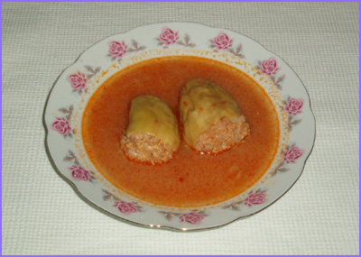 ketogenic diet - meat filled peppers