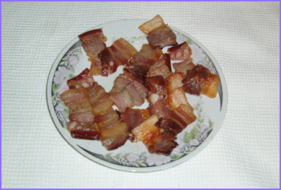 ketogenic diet - roasted bacon